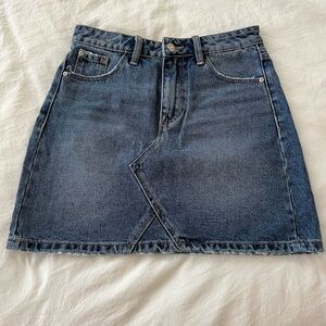 Denim Mini Skirt